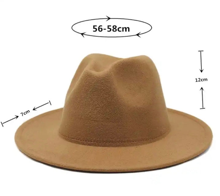 Khaki and Leopard Bottom Fedora