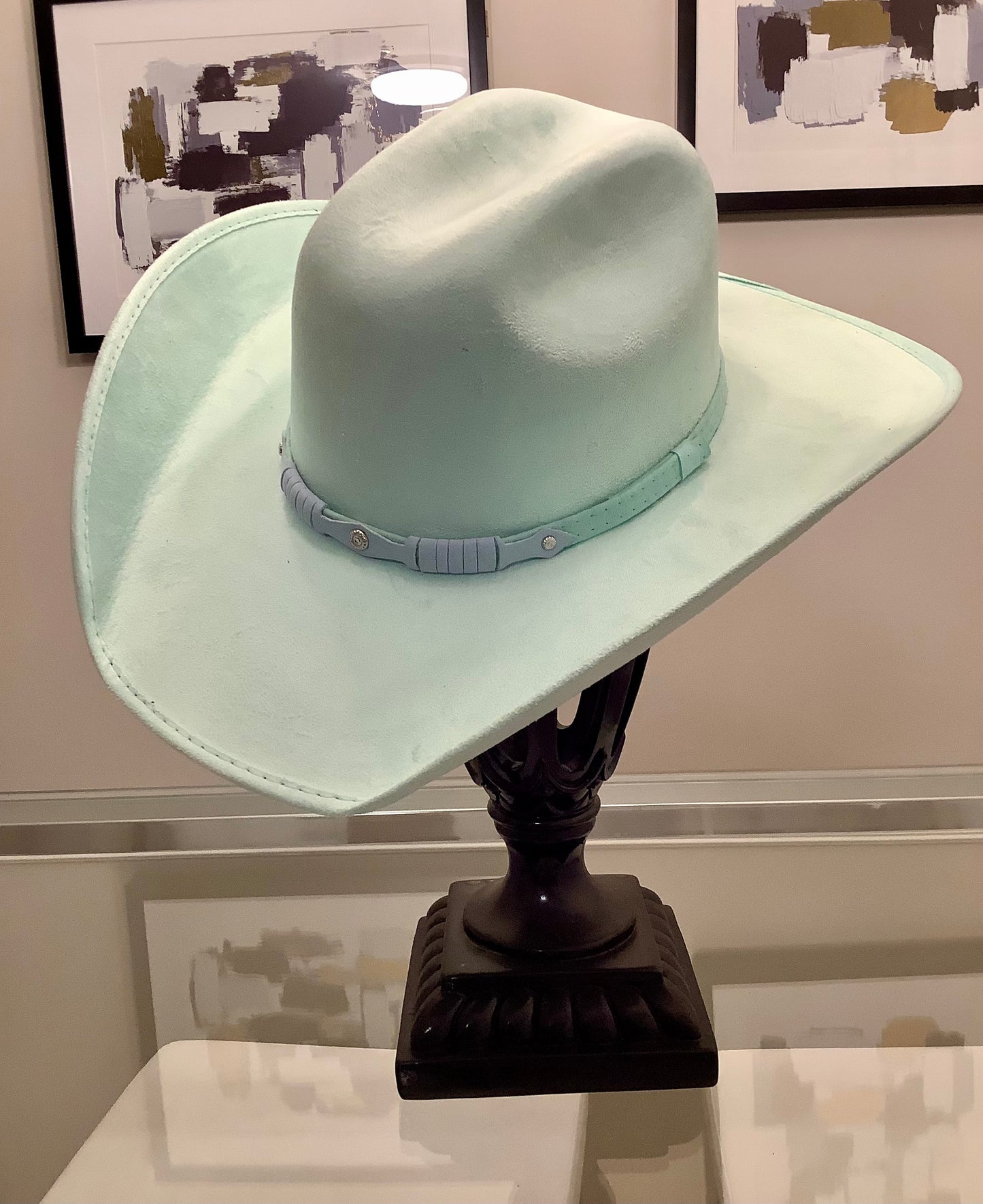 Western Hat soft Mint color