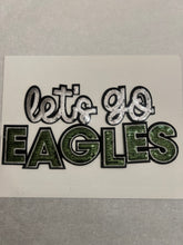 Load image into Gallery viewer, Philadephia Eagles Let's Go Sequin Patch | Glitter Football Team Patch