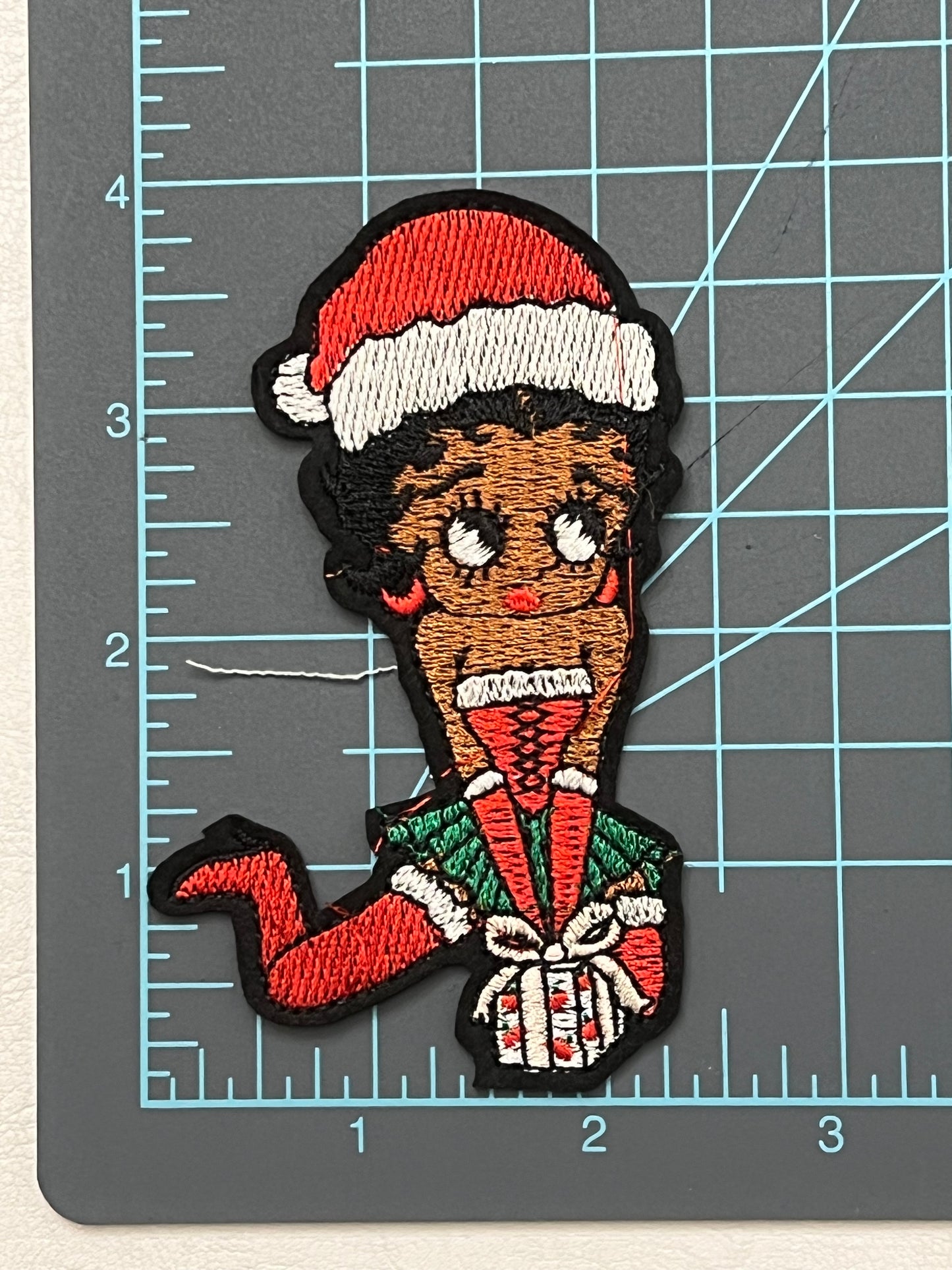Betty Boop Christmas Gift Patch