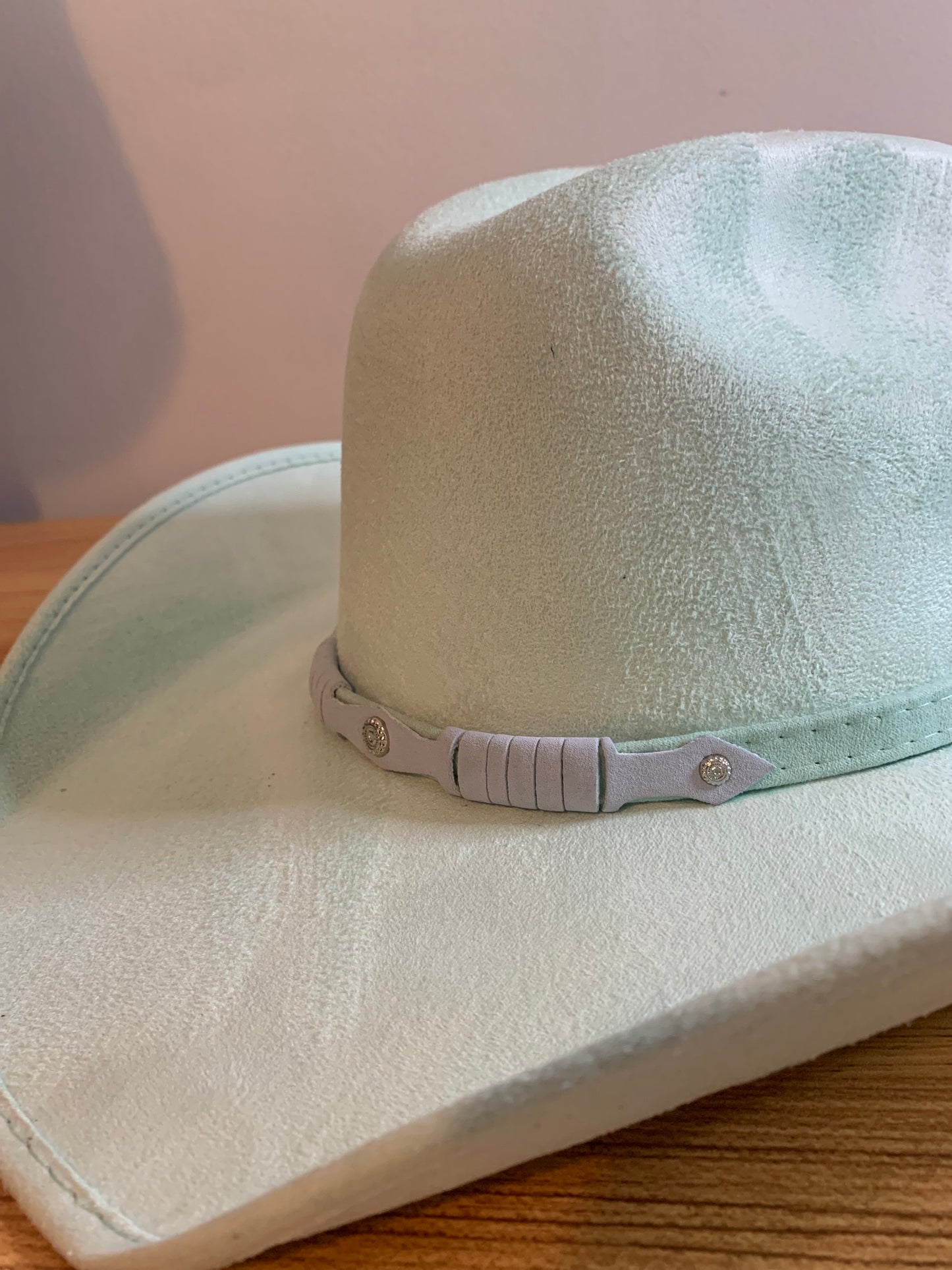 Western Hat soft Mint color