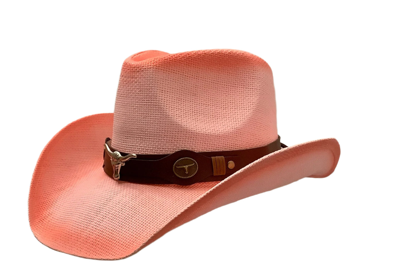 Cowboy Hat / Pink straw