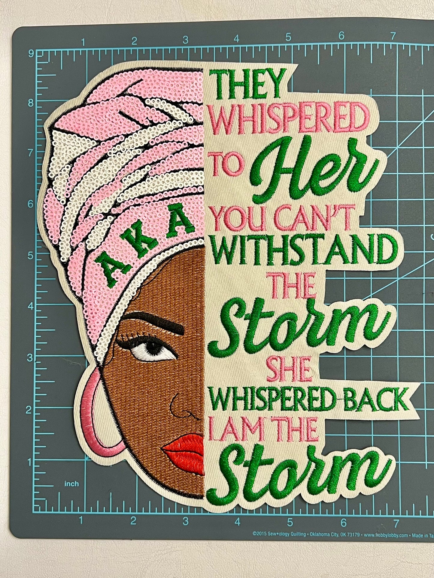 AKA "I AM THE STORM" Iron-On Patch
