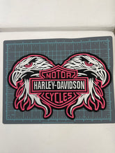 Load image into Gallery viewer, Harley Davidson Eagles Motorcycles Iron-On Patches - Pink