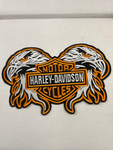 Load image into Gallery viewer, Harley Davidson Eagles Motorcycles Iron-On Patches - Orange