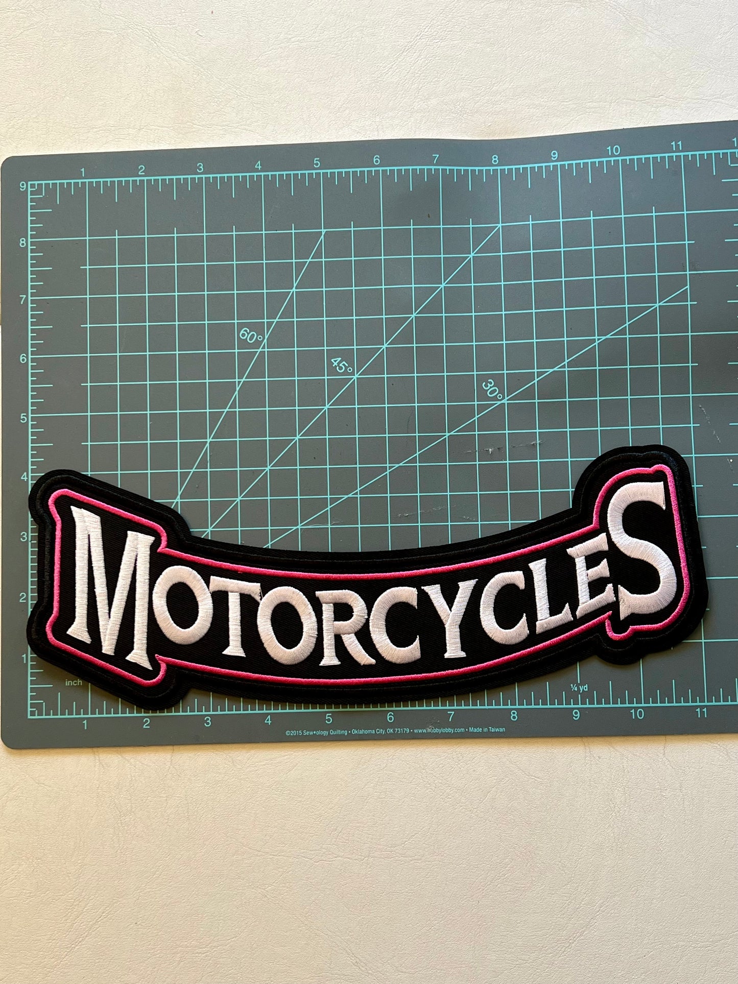 Harley-Davidson Motorcycles Iron-On Patch - Pink