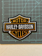 Load image into Gallery viewer, Harley-Davidson Patches / Orange and black patches