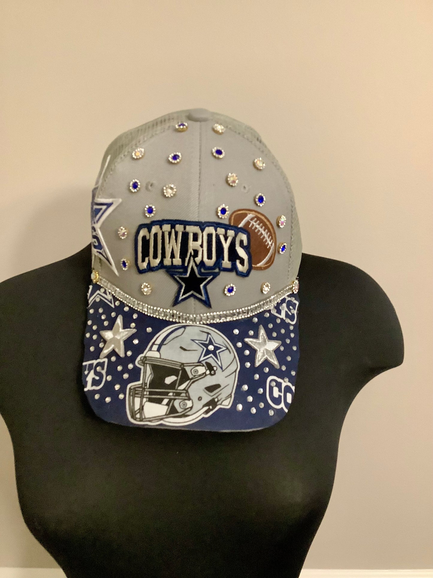 Dallas Cowboys Rhinestone hat / TM Freestyle