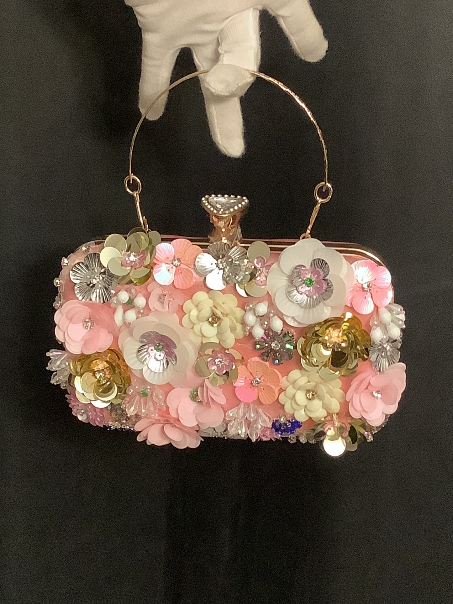 Evening Bag - Flower Purse - 3D flower purse