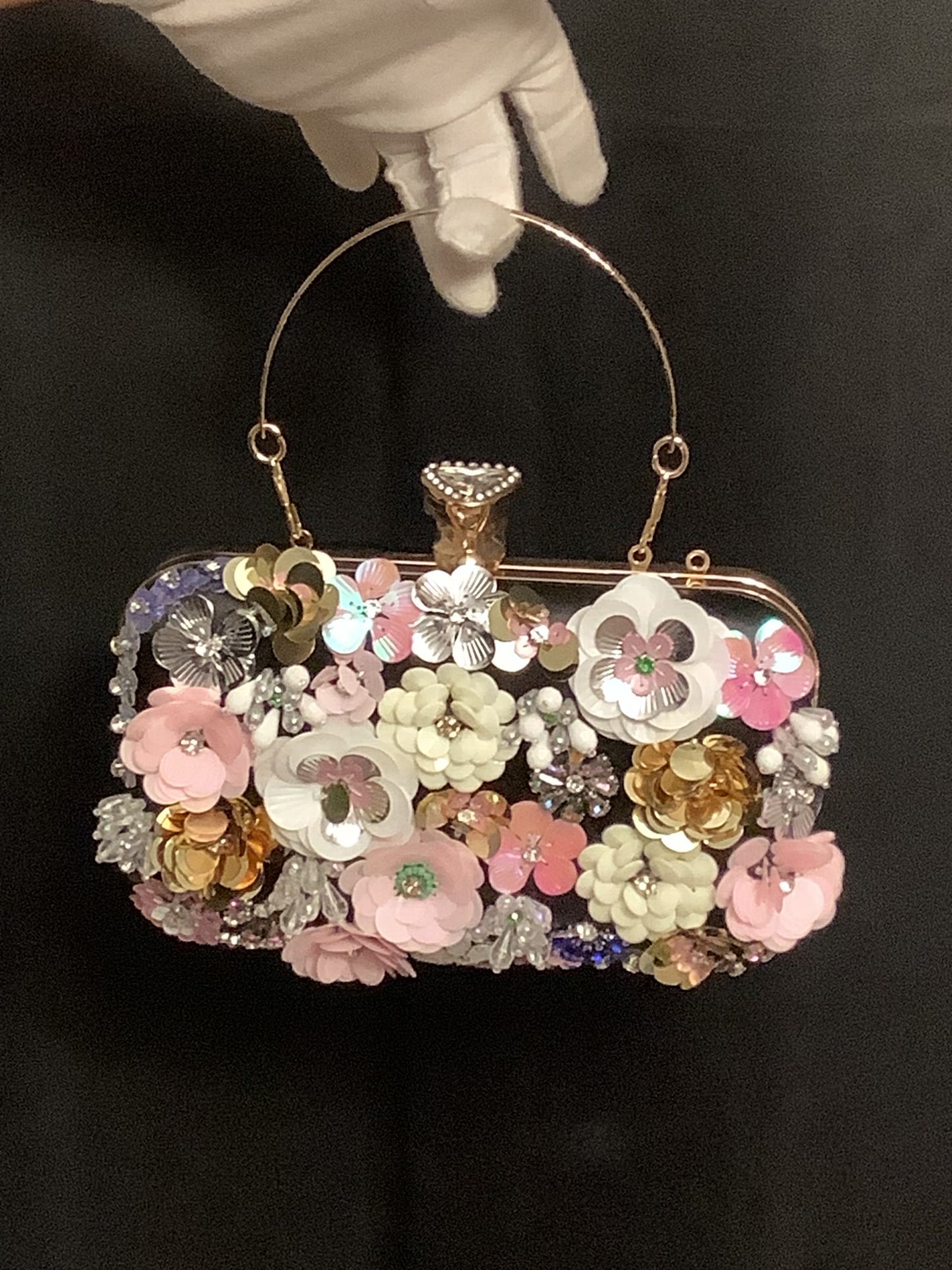 Evening Bag - Flower Purse - 3D flower purse