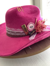 Load image into Gallery viewer, Cowboy hat / Pink custom hat /