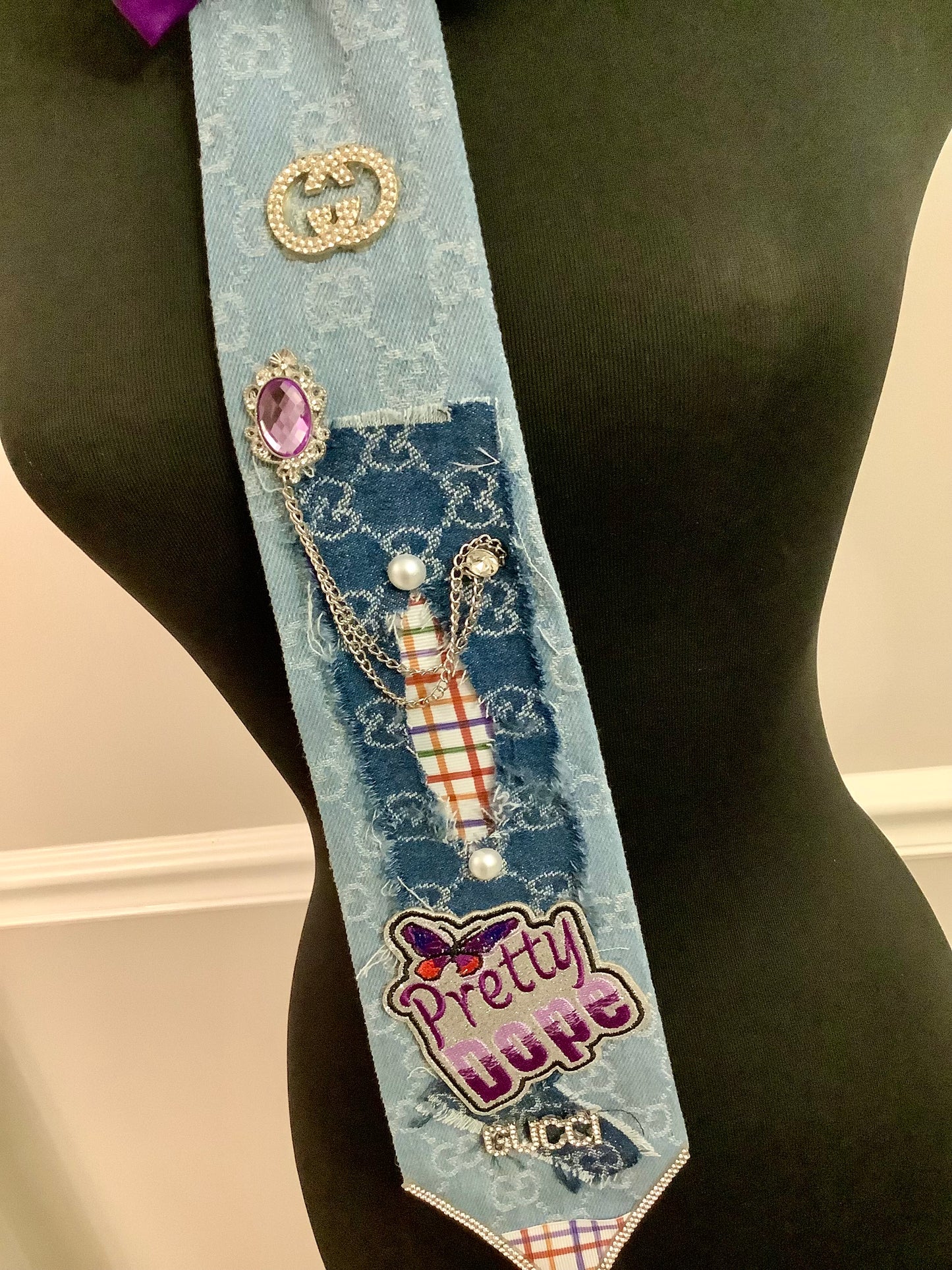 Custom Tie / Necktie necklace / TM freestyle Ties