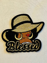 Load image into Gallery viewer, Blessed Lady Iron-On Patch / inspirational patches / Blessed patches