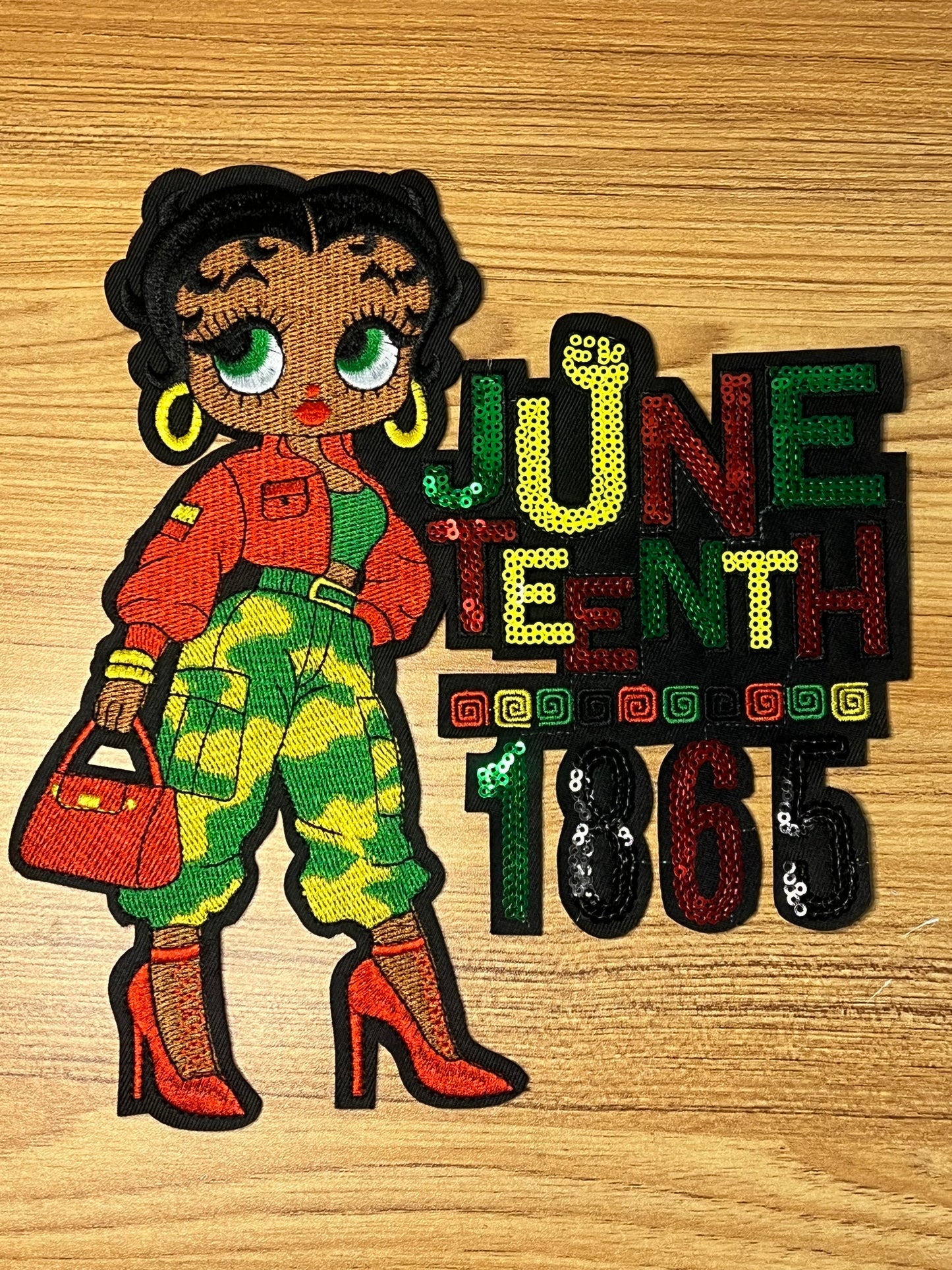 JuneTeenth Patch / Sew On / Iron on