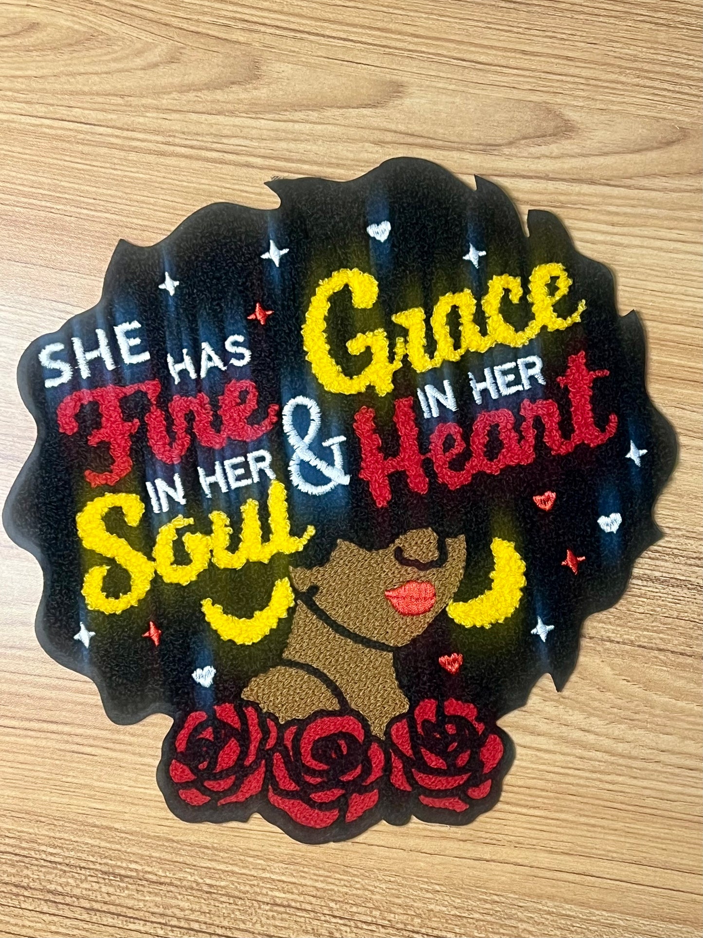 Fire in Her Soul & Grace in Her Hear Patch