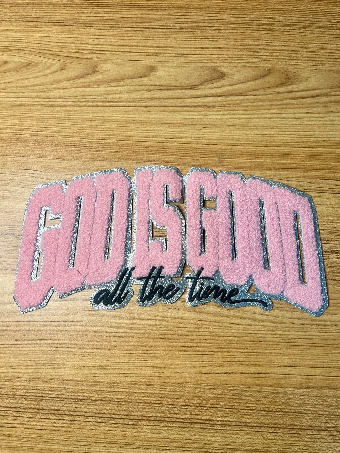 God Is Good All The Time Patch | Pink patch