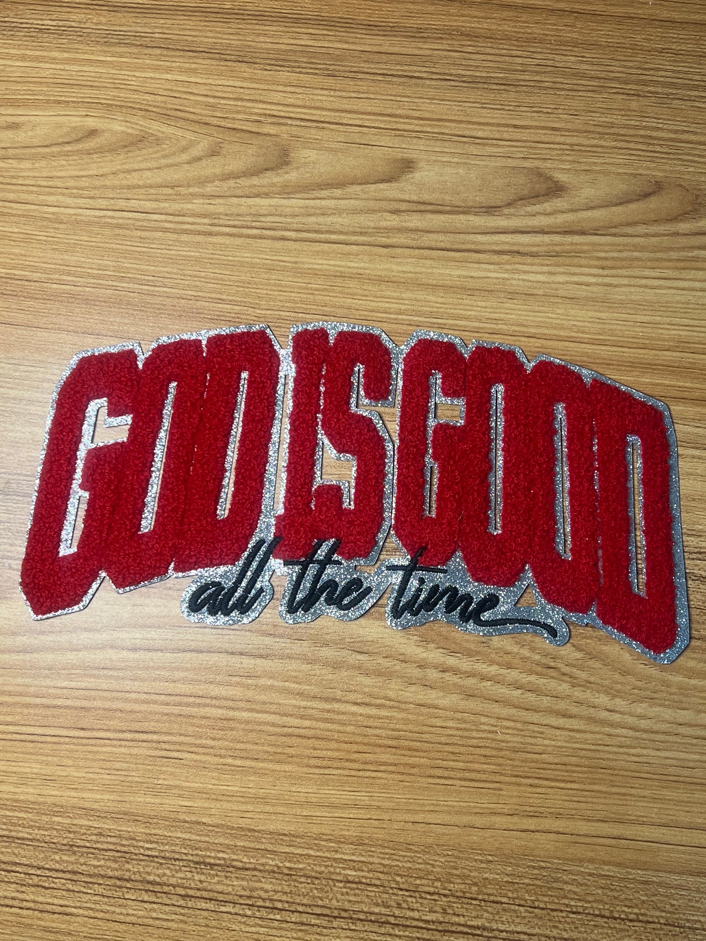 God Is Good All The Time Patch | Red Patch
