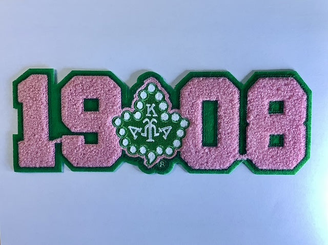 AKA 1908 Patch / large sorority patch
