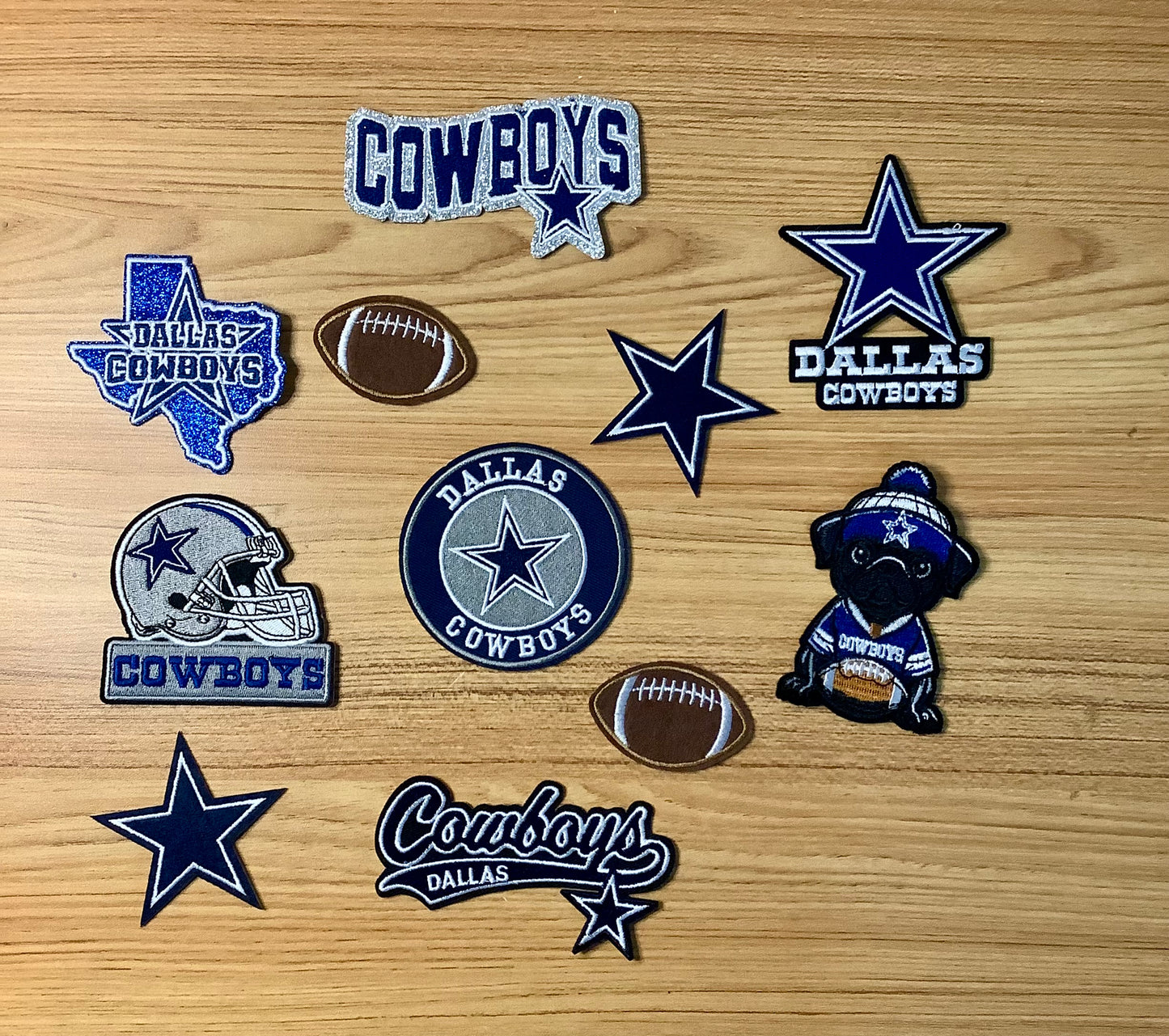 Dallas Cowboys Patch Set / Iron on patches