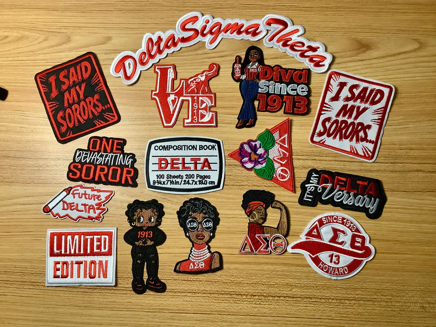 Delta Sigma Theta Patch Set