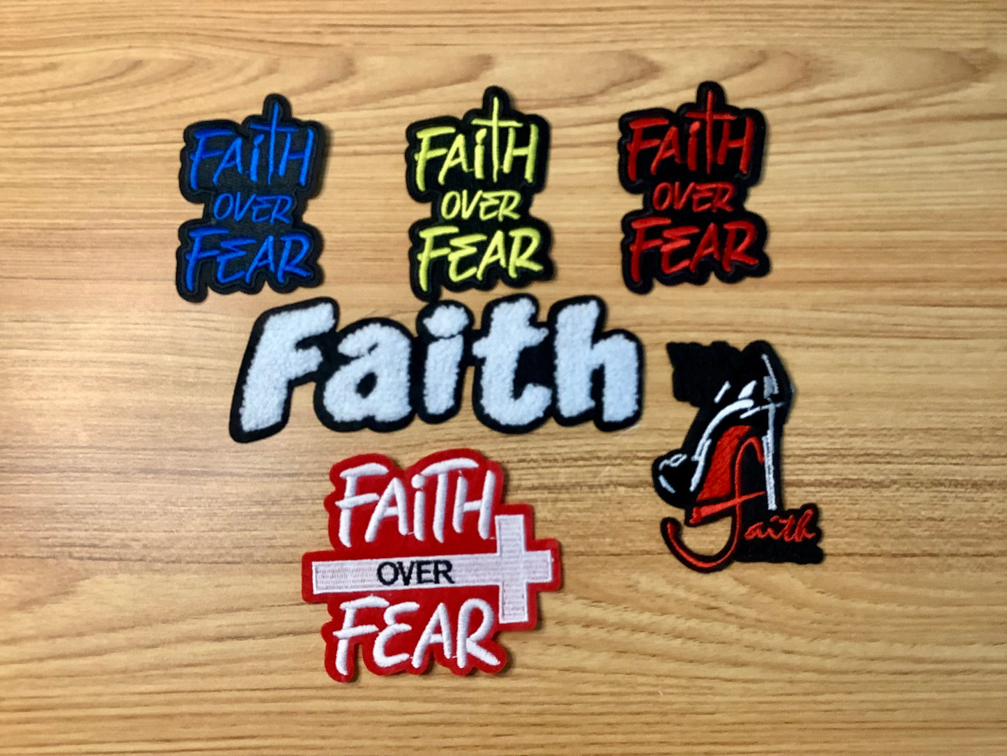 Faith Over Fear Patch Set / Faith patches