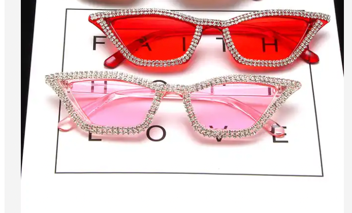 Solange inspired Rhinestone Frames