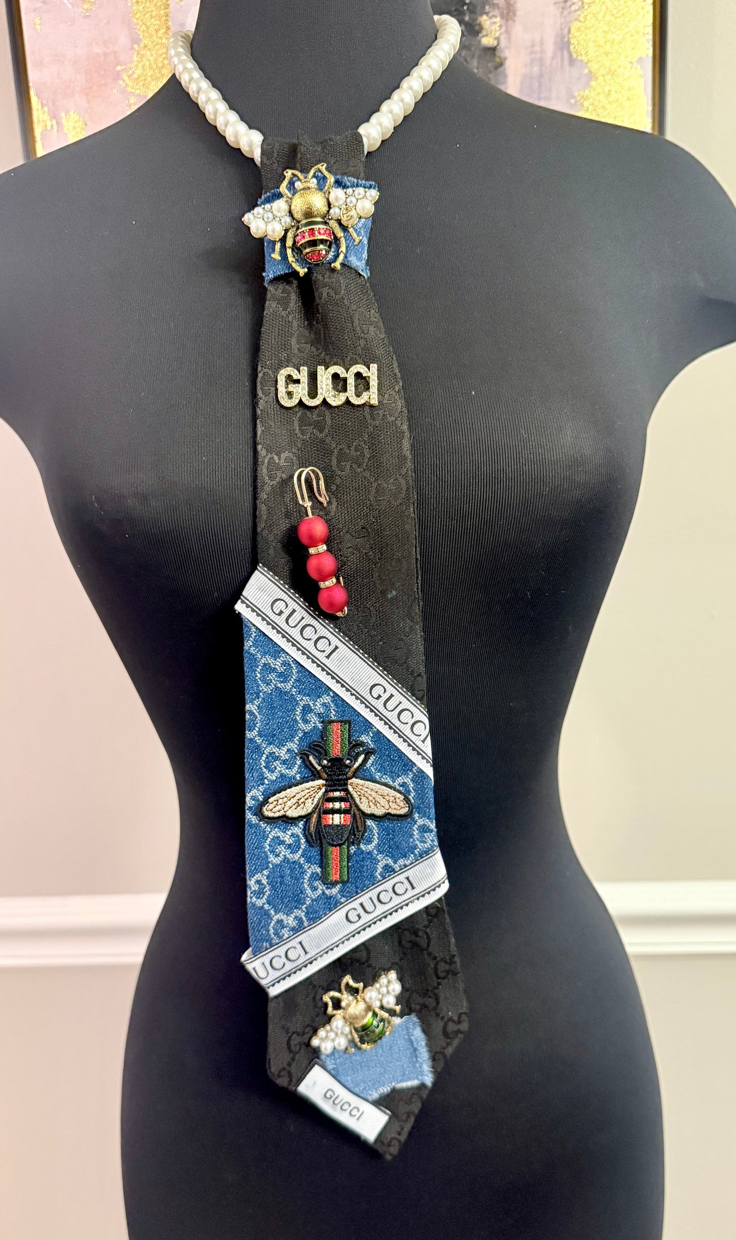 Custom Tie / Necktie necklace / TM freestyle Ties