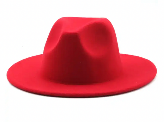 Large Red Fedora