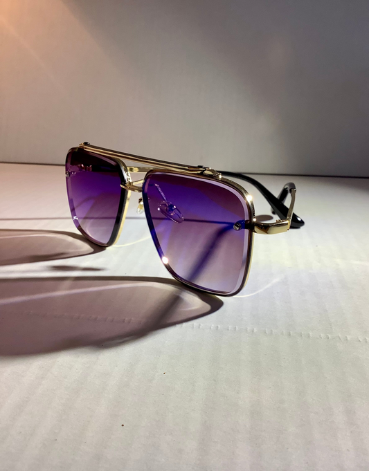 Durango sunglasses gradient purple lens