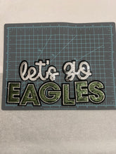 Load image into Gallery viewer, Philadephia Eagles Let's Go Sequin Patch | Glitter Football Team Patch
