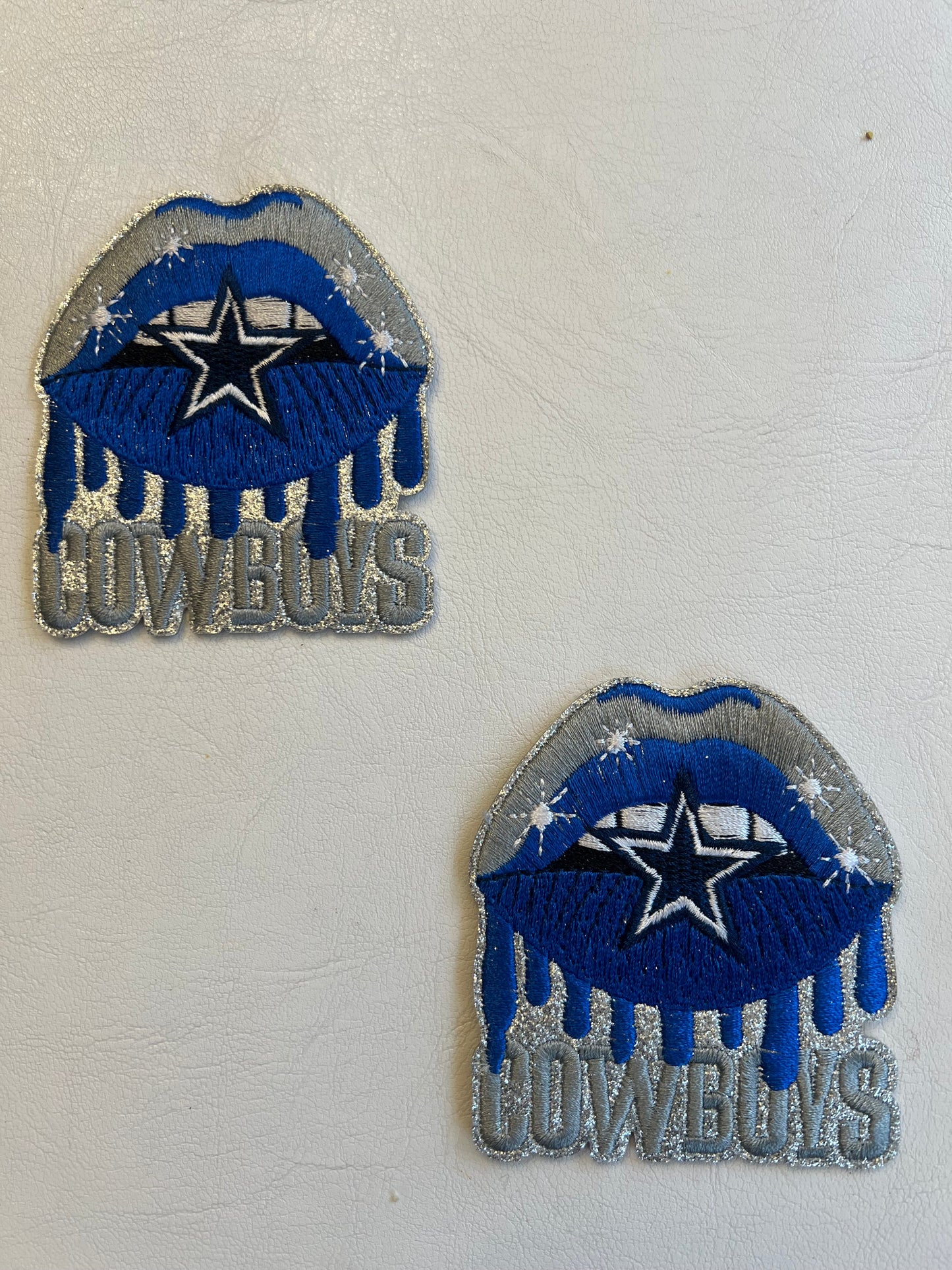 Dallas Cowboys Dripping Lips Patch