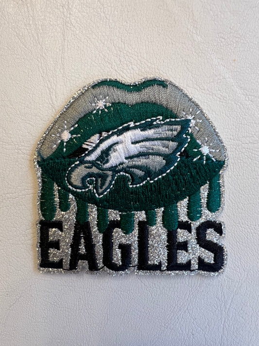 Philadelphia Eagles Dripping Lips Patch
