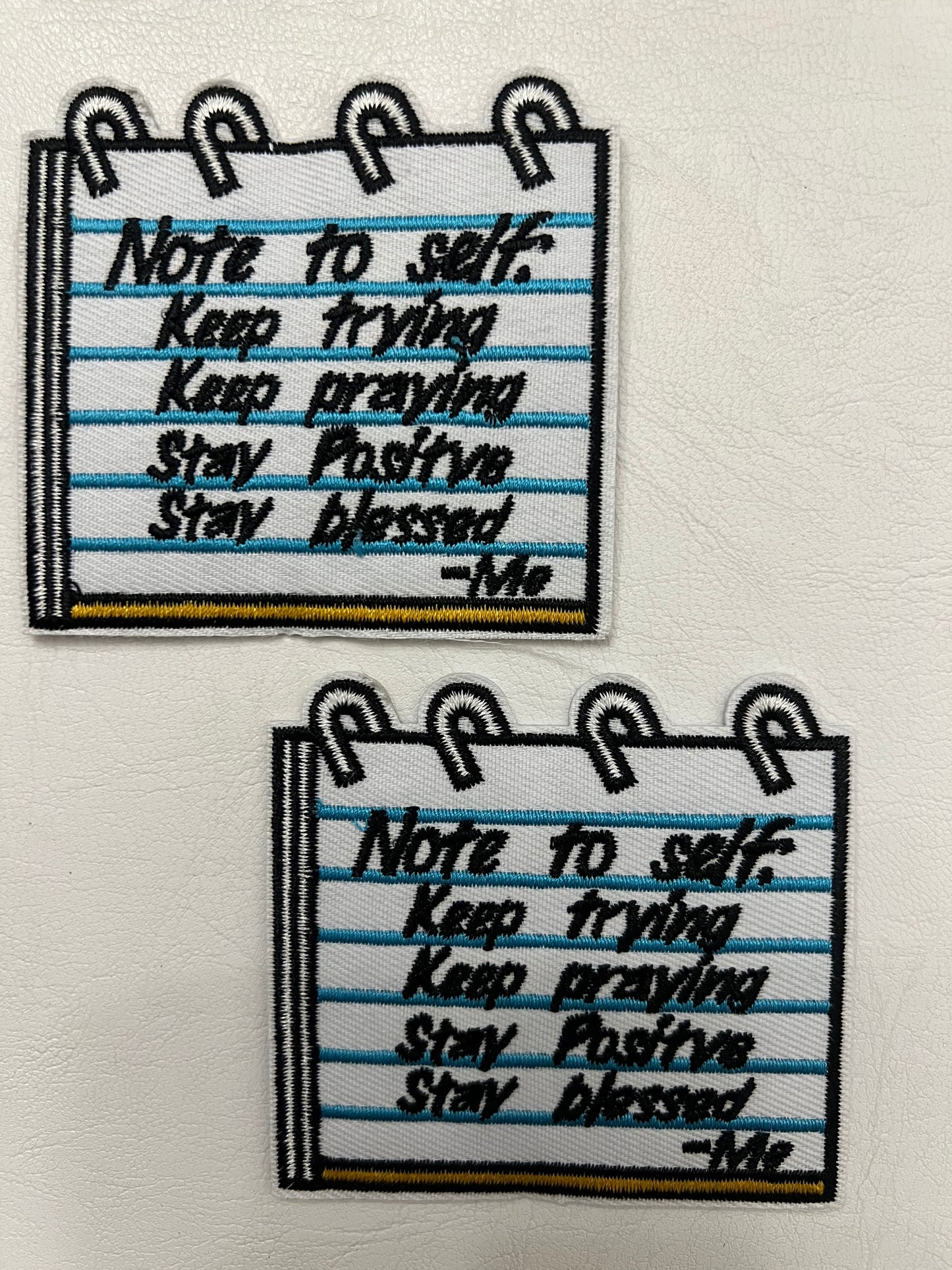 Positive Note To Self Patch