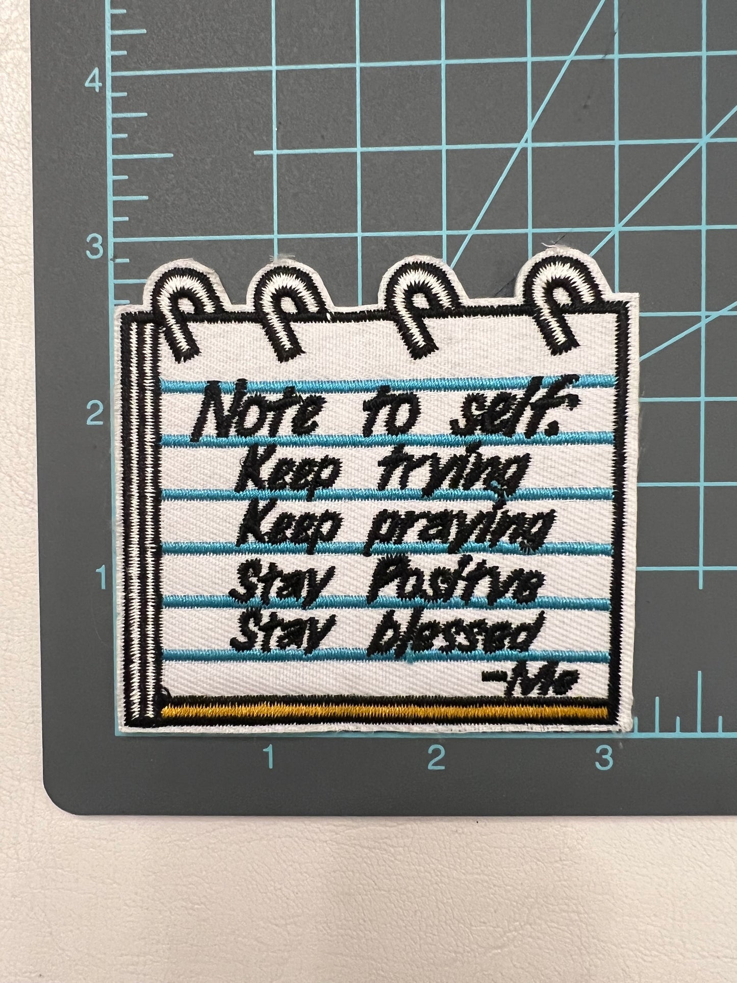 Positive Note To Self Patch