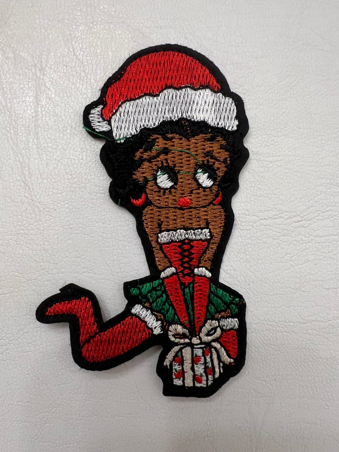 Betty Boop Christmas Gift Patch