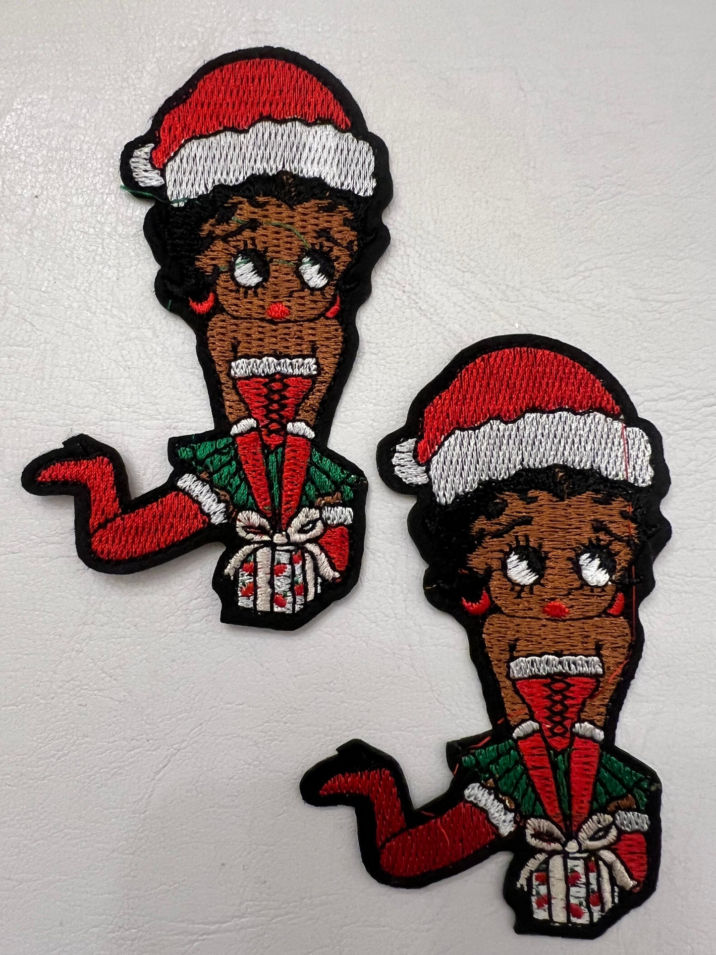Betty Boop Christmas Gift Patch