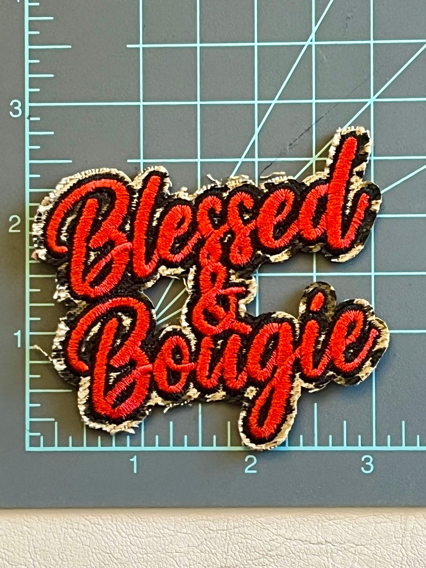 Blessed and Bougie Iron-On Patches