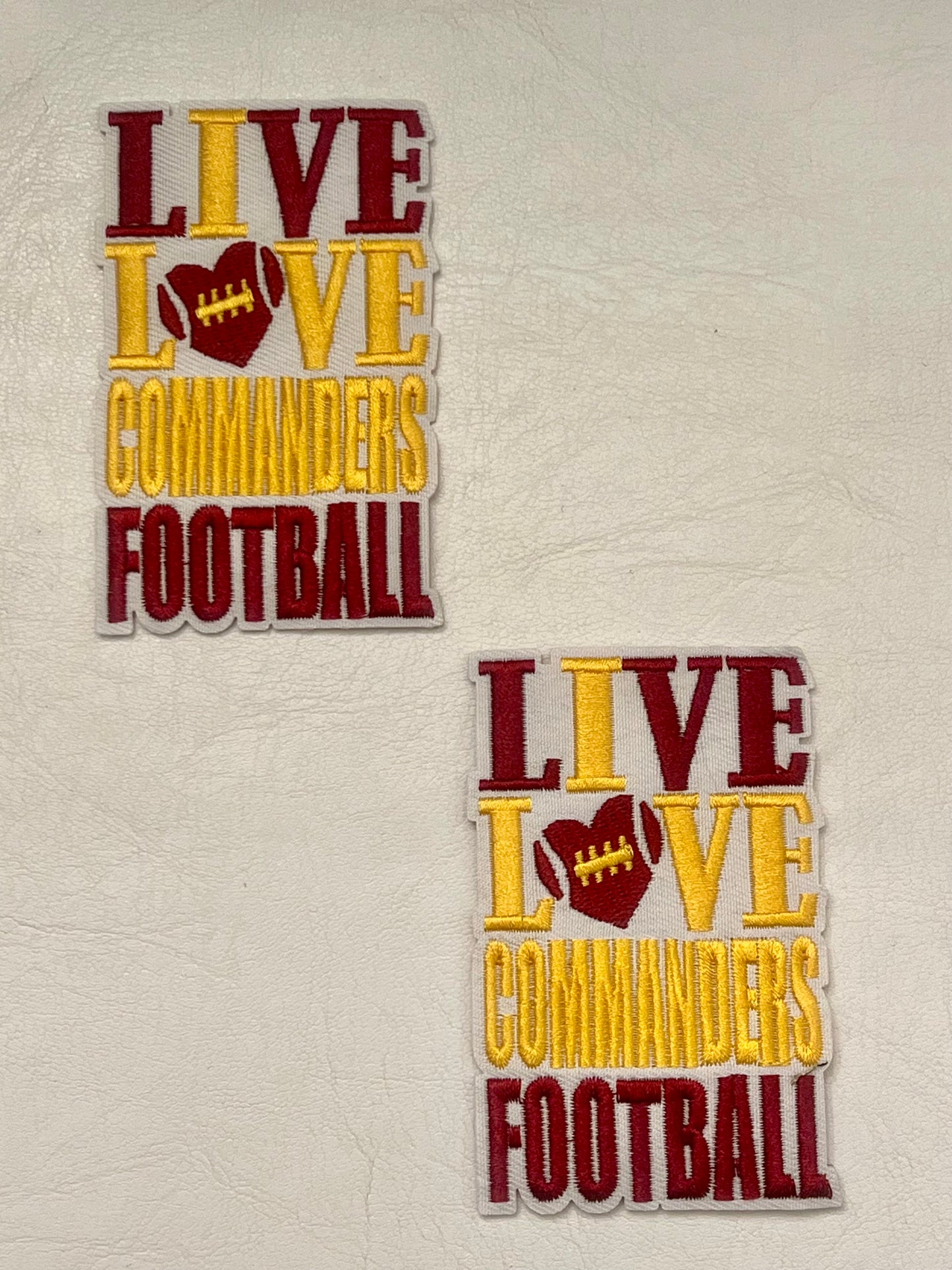 Washington Commanders Iron-On Patches