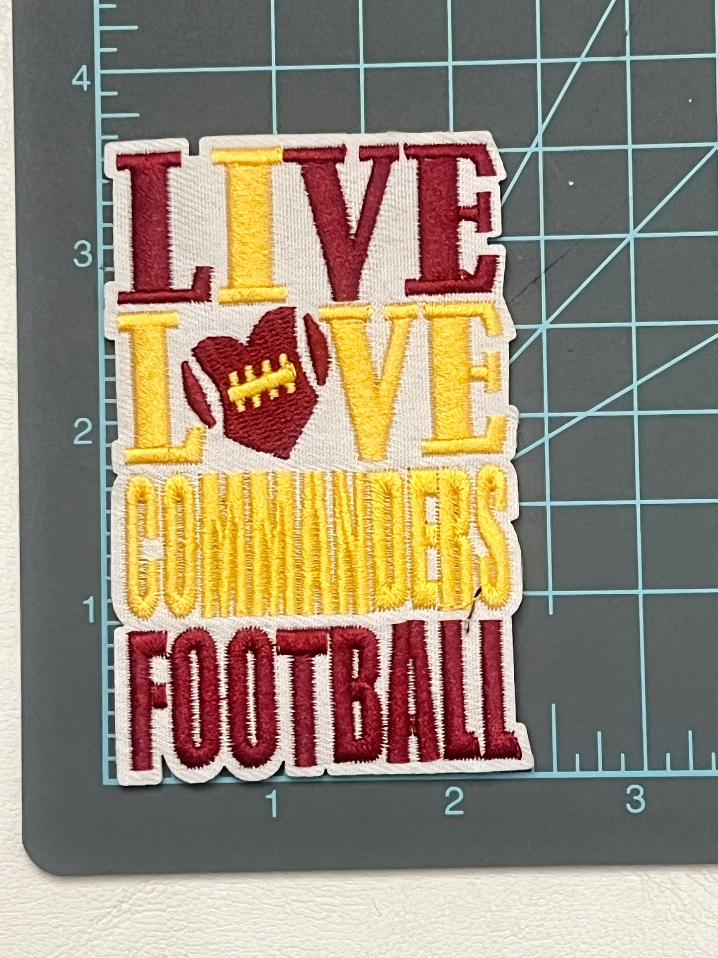 Washington Commanders Iron-On Patches