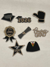 Load image into Gallery viewer, Graduation Iron-On Patch Set / 2026 graduation patches
