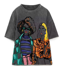 Load image into Gallery viewer, Fashion Girl T-shirt / Gray
