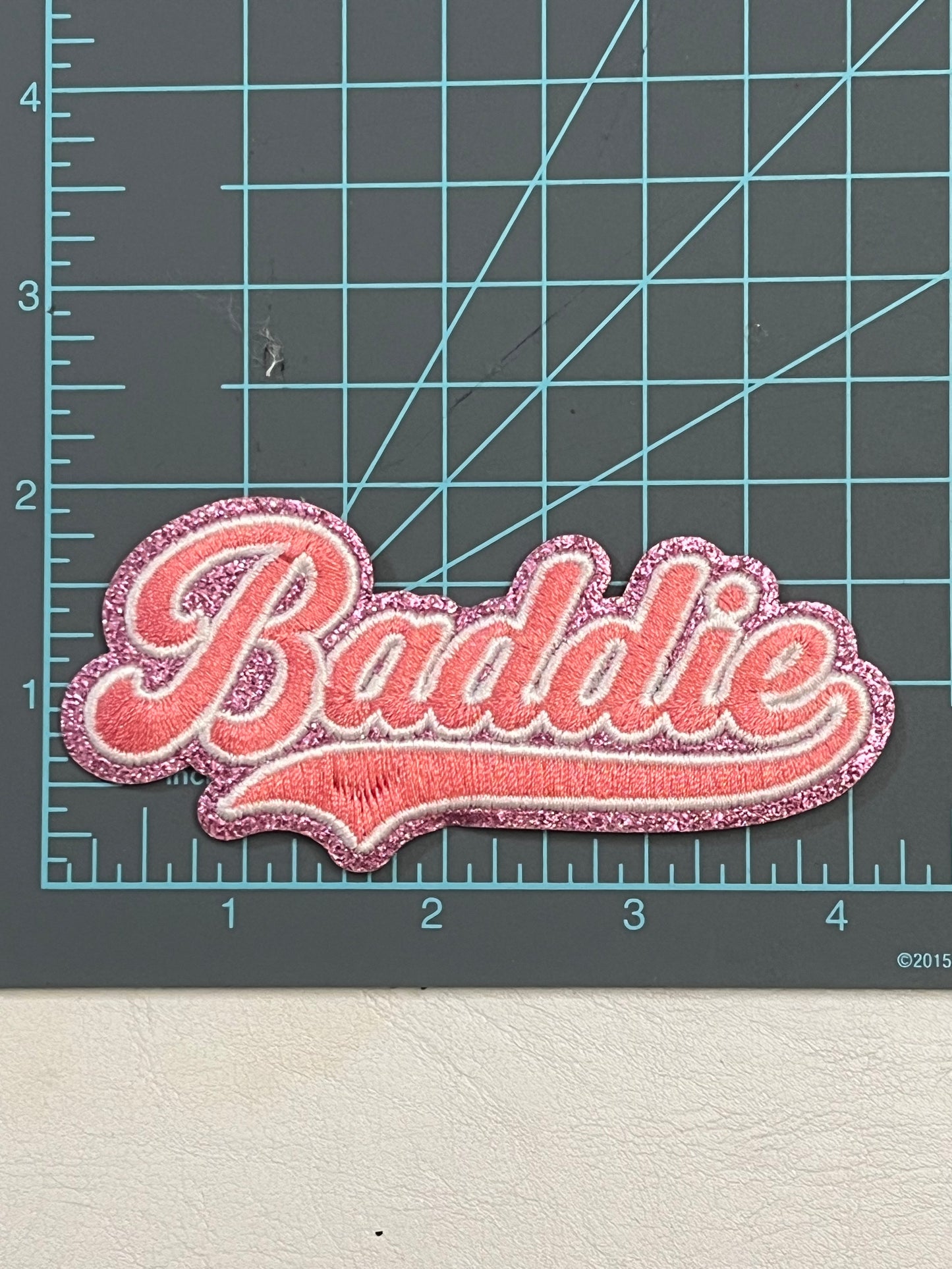 Pink Baddie Iron-On Patch / Baddie patch