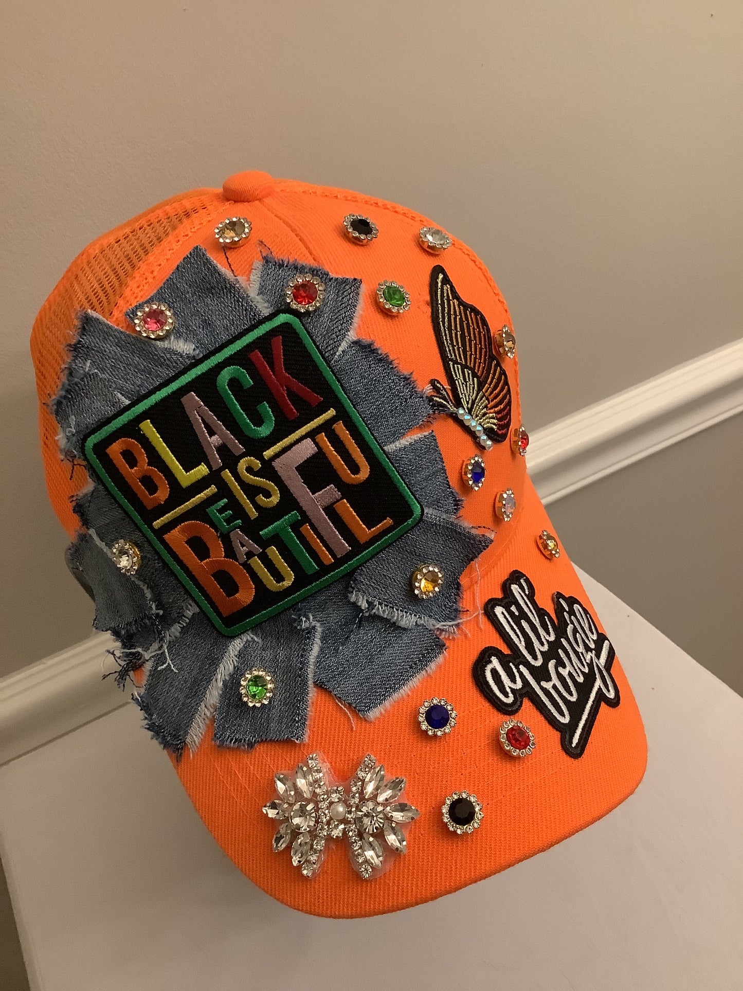Black is Beautiful orange cap