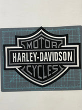 Load image into Gallery viewer, Harley Davidson Motorcycles Iron-On Patches - Black/White
