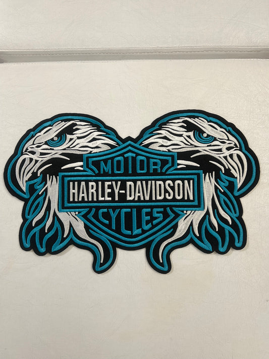 Harley Davidson Patches /  Eagles Motorcycles Iron-On Patches / Sew on Patch