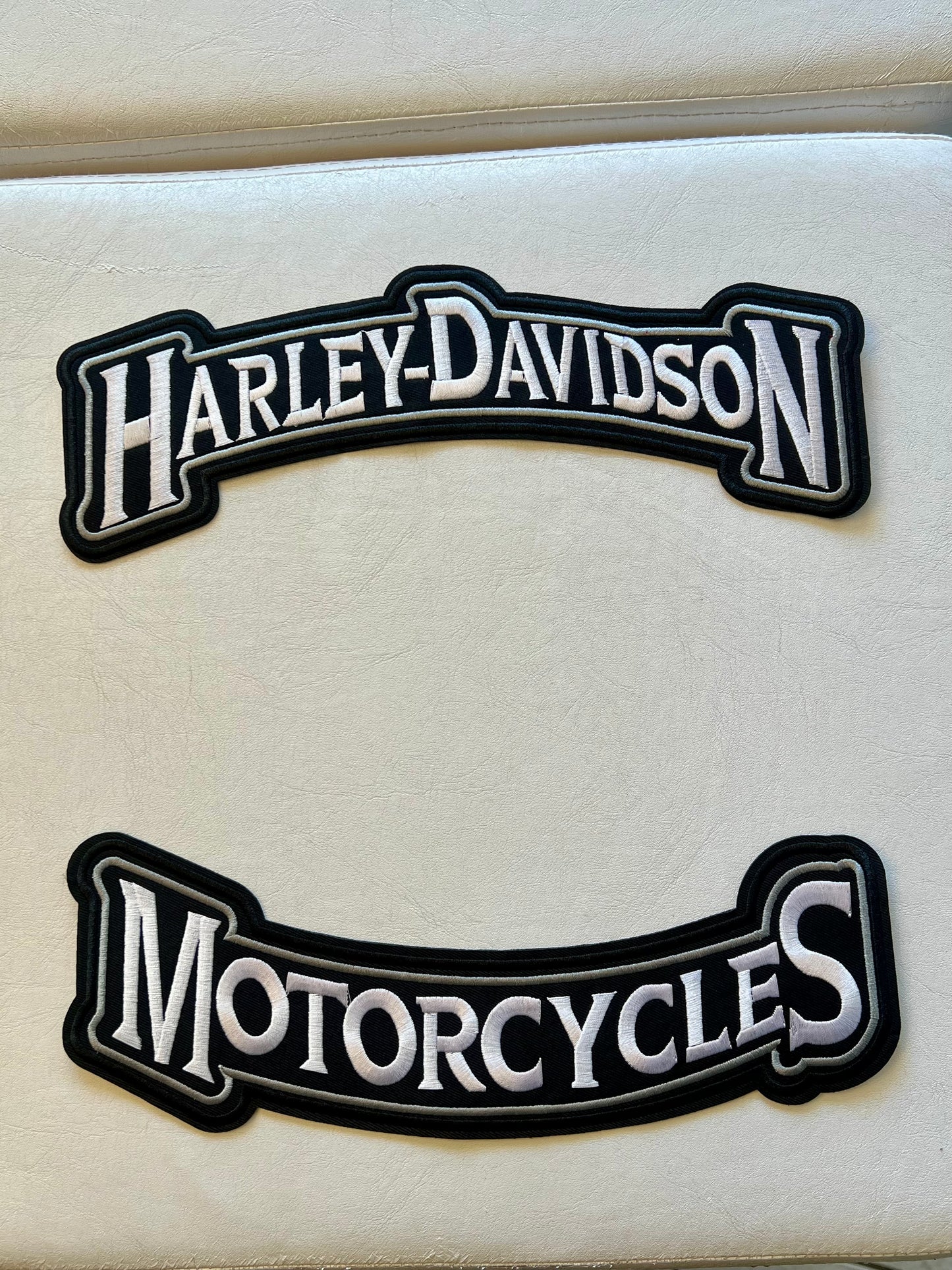 Harley-Davidson Motorcycles Iron-On Patch - Grey