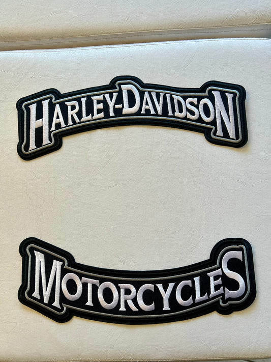 Harley-Davidson Motorcycles Iron-On Patch - Grey
