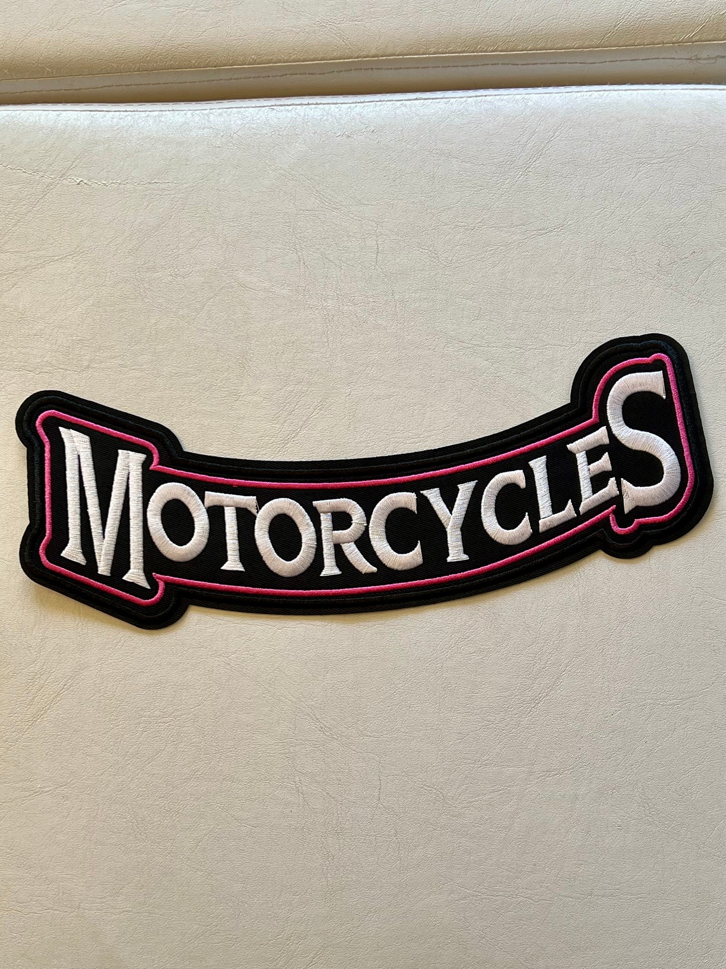 Harley-Davidson Motorcycles Iron-On Patch - Pink