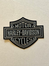 Load image into Gallery viewer, Harley-Davidson Bar &amp; Shield Logo Iron-On Patch -Gray/
