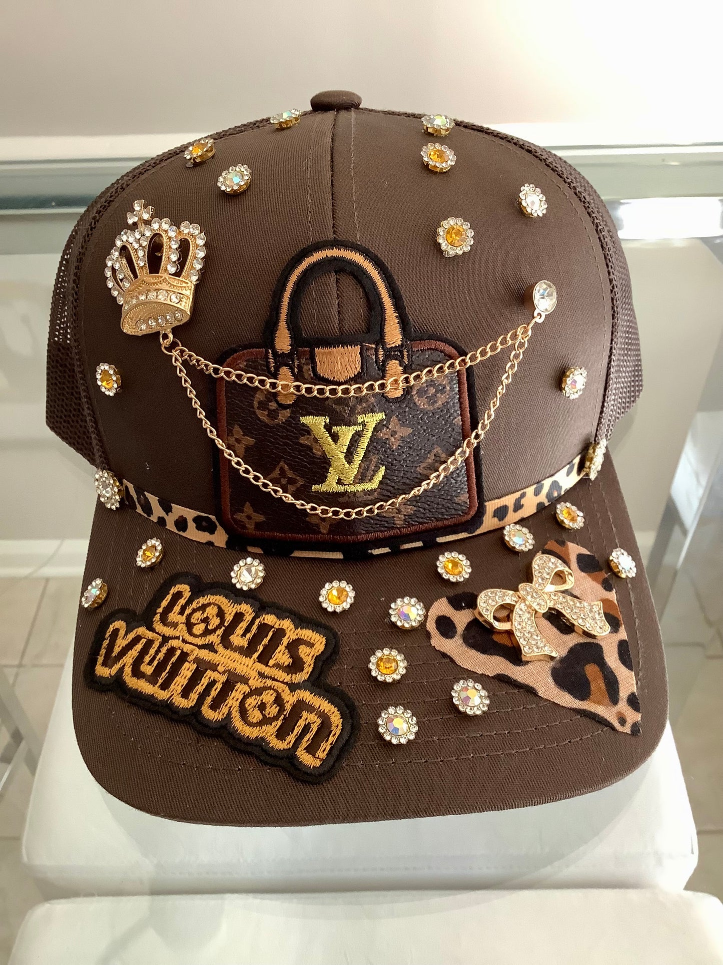 SnapBack Cap/ Brown / customized / One of One